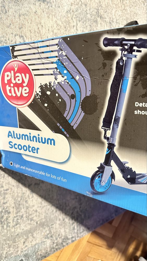 Алуминиев сгъваем детски скутер тротинетка Play Life