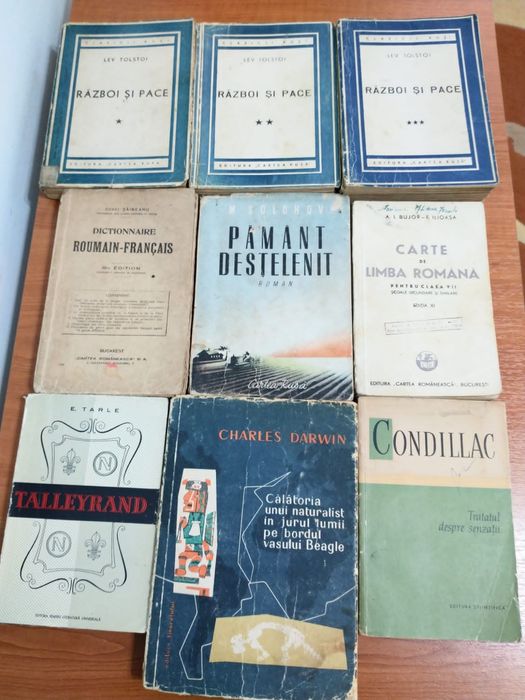 3.Lev Tolstoi/M.Solohov/E.Tarle/Condillac/Ch.Darwin