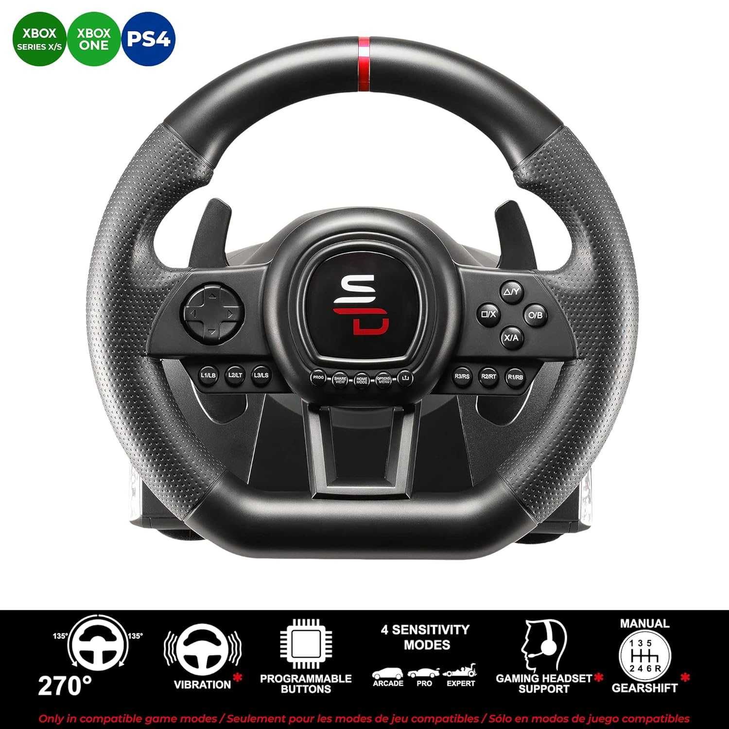 Волан Subsonic SuperDrive Racing Wheel Pro Sport GS650-X за PS4/XBOX
