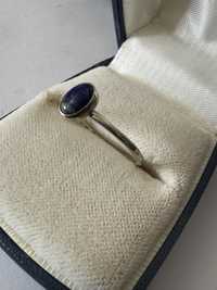 Inel vechi, din argint 925 cu piatra lapis lazuli. Vintage