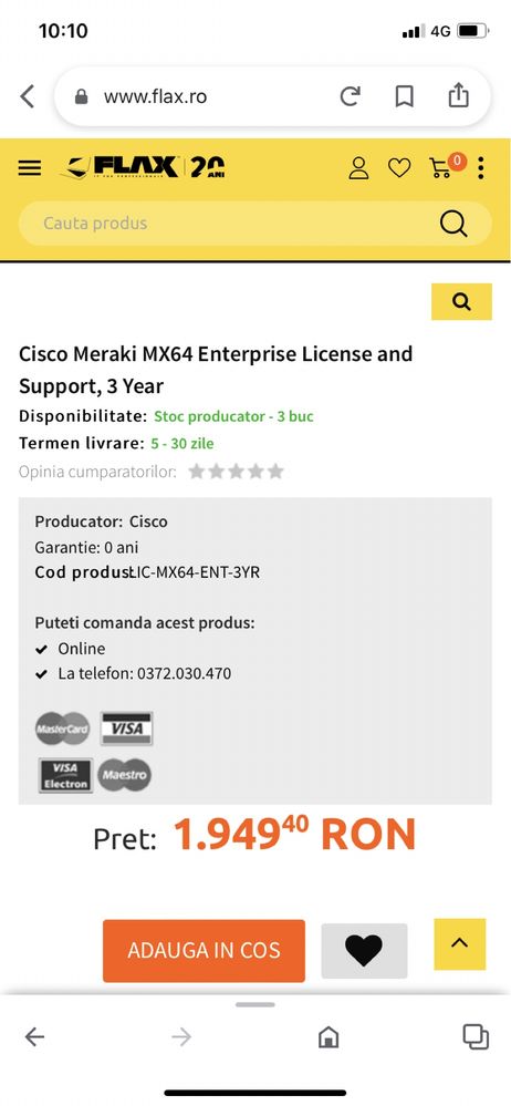 Cisco meraki mx64