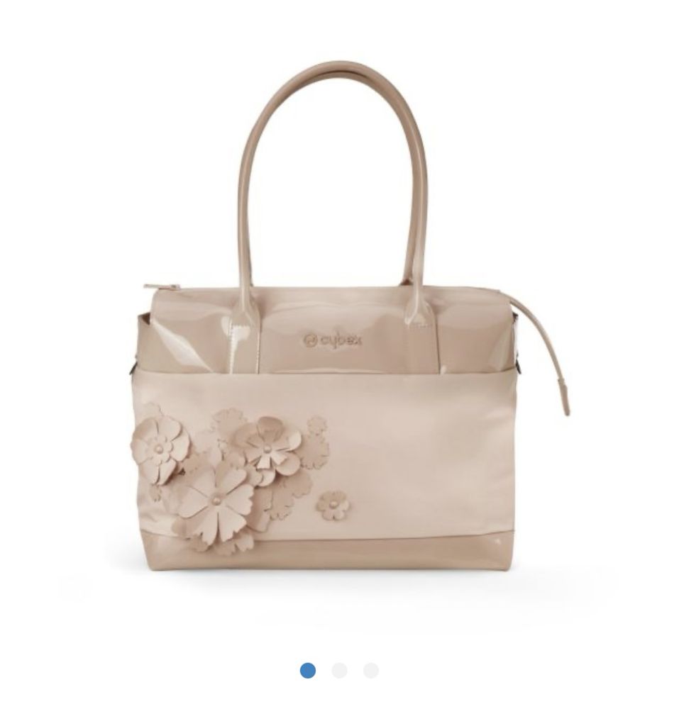 Чанта за количка Cybex simply flowers beige бежов цвят Priam Mios