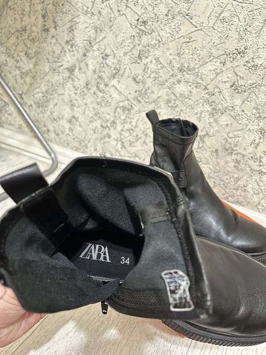 Сапоги на девочку zara размер 35