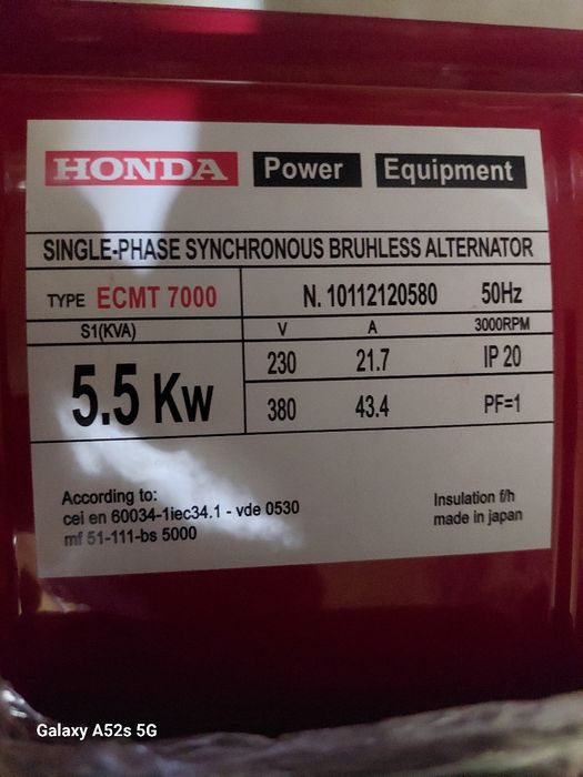 Generator  Honda