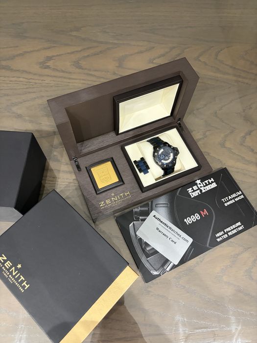 Мужские часы Zenith Defy Xtreme Power Reserve Sea коробка документы