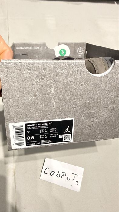Air Jordan Retro 4 Cave Stone