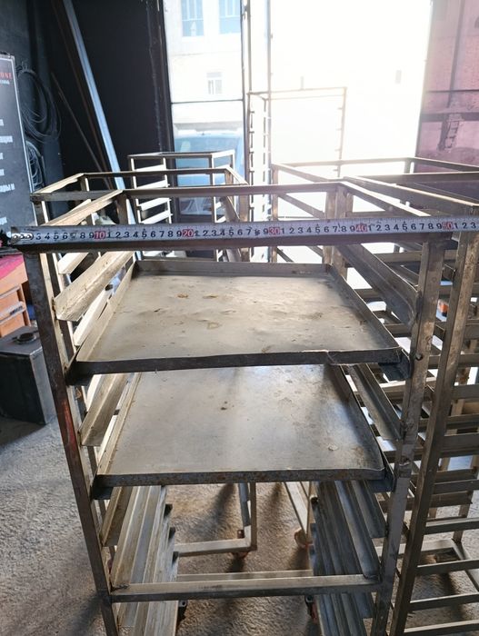 Стеллаж из  нержавейки