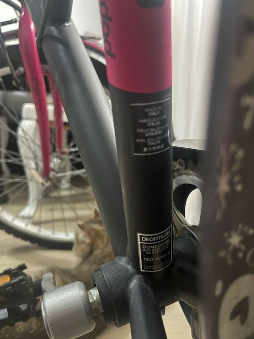 Bicicleta cu cos, fete, decathlon