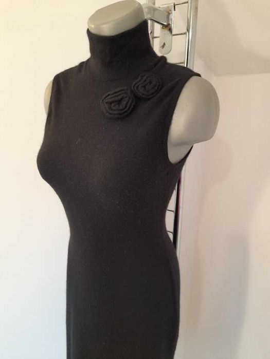 Rochie tricotata Moschino angora+lana in marime S