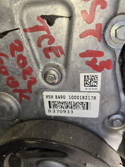 MOTOR 1.3 TCE H5H E 490 Renault/Duster/Nissan