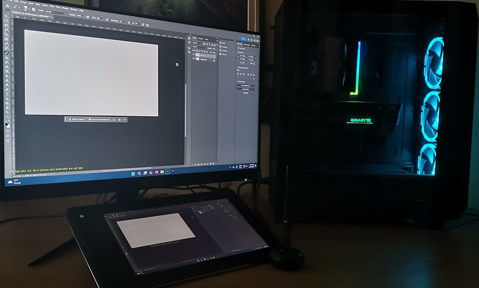 Графичен Таблет за рисуване с дисплей Huion Kamvas PRO 12 Display