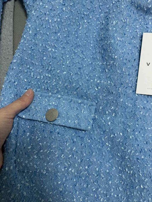 Комплект Букле в бебешко синьо