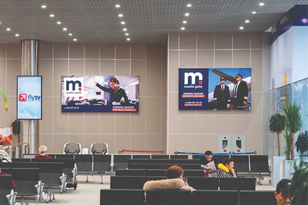 Реклама в аэропортах Ташкента | Узбекситана | REKLAMA AYRAPORT | RA-4