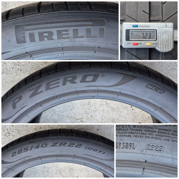 O bucată 285/40 R22 vară - una Pirelli