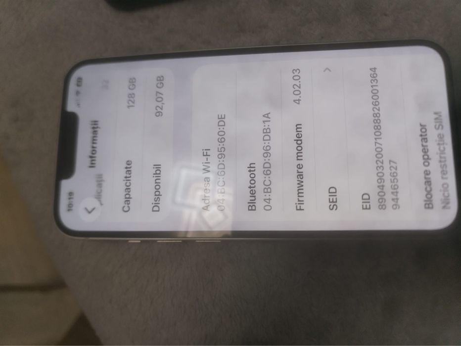 Iphone 14 alb 128 gb