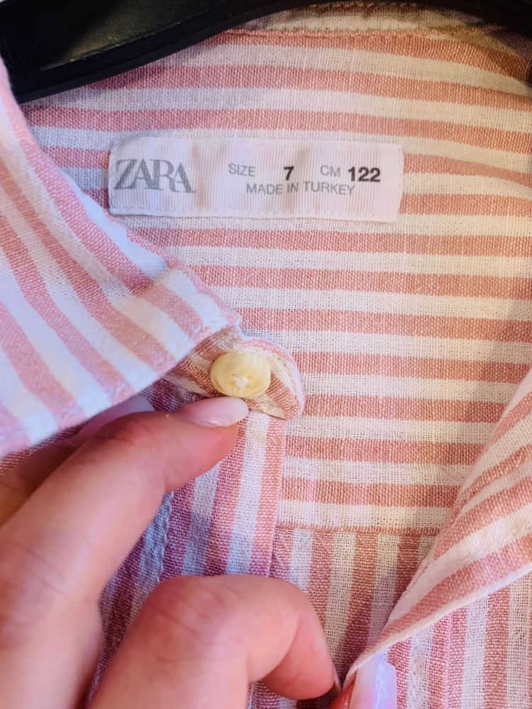 Camasa in & pantaloni chino scurti Zara 7 ani