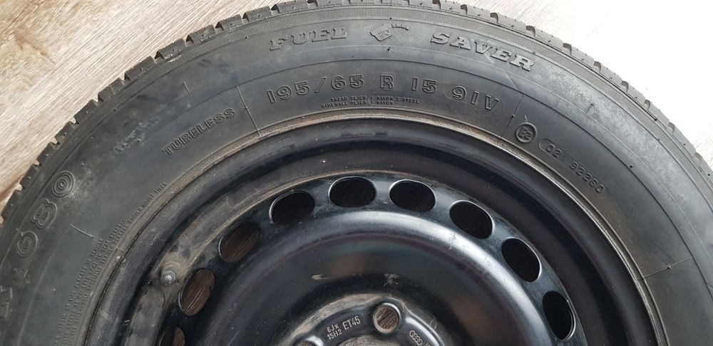 Roata / Janta de tabla și pneu de vara