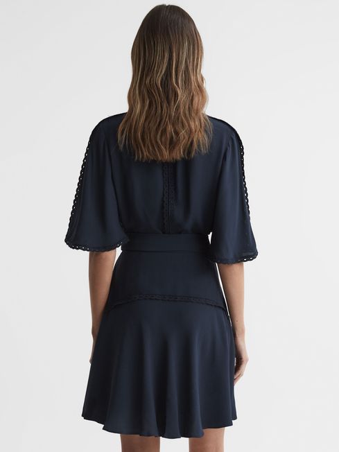 Reiss Felicity-Fabric Interest Navy