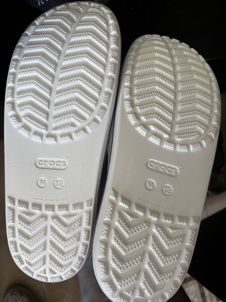 crocs сланцы белые 45 размер