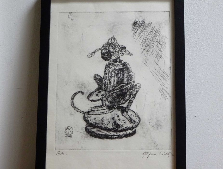 Gravura, Stefan Caltia ‘Personaj de circ’