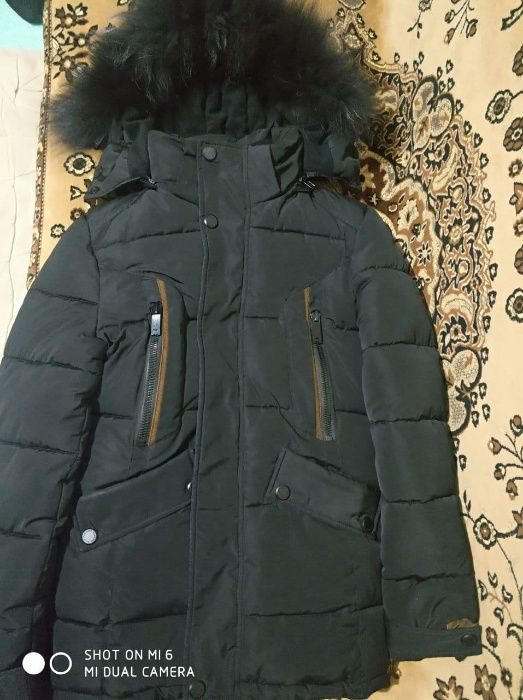 Мужская зимняя куртка холлофайбер