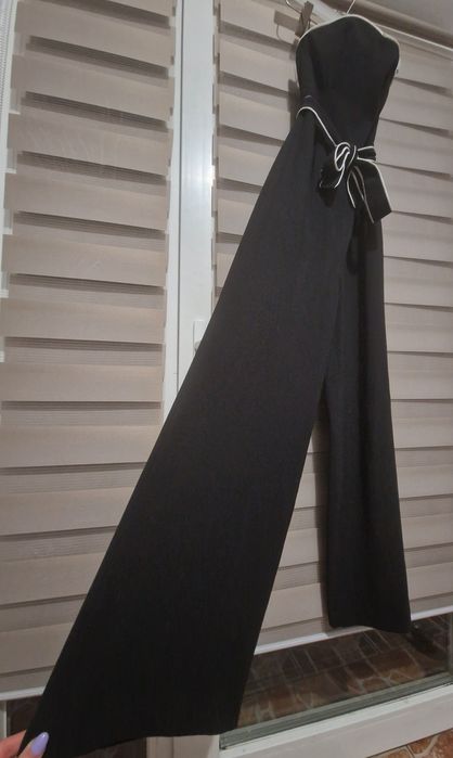 Salopeta eleganta 34 H&M cu pantaloni evazati