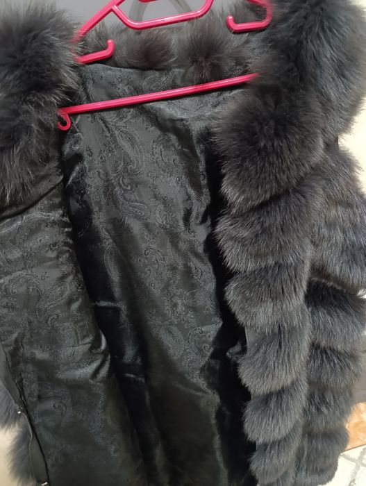 Безрукавка натуральный мех песец