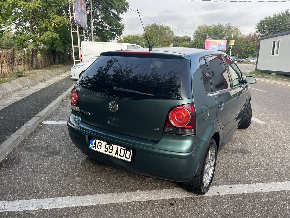 VW POLO  9N / 1.4 Benzina/ 80 cp/ Verde/ 2007