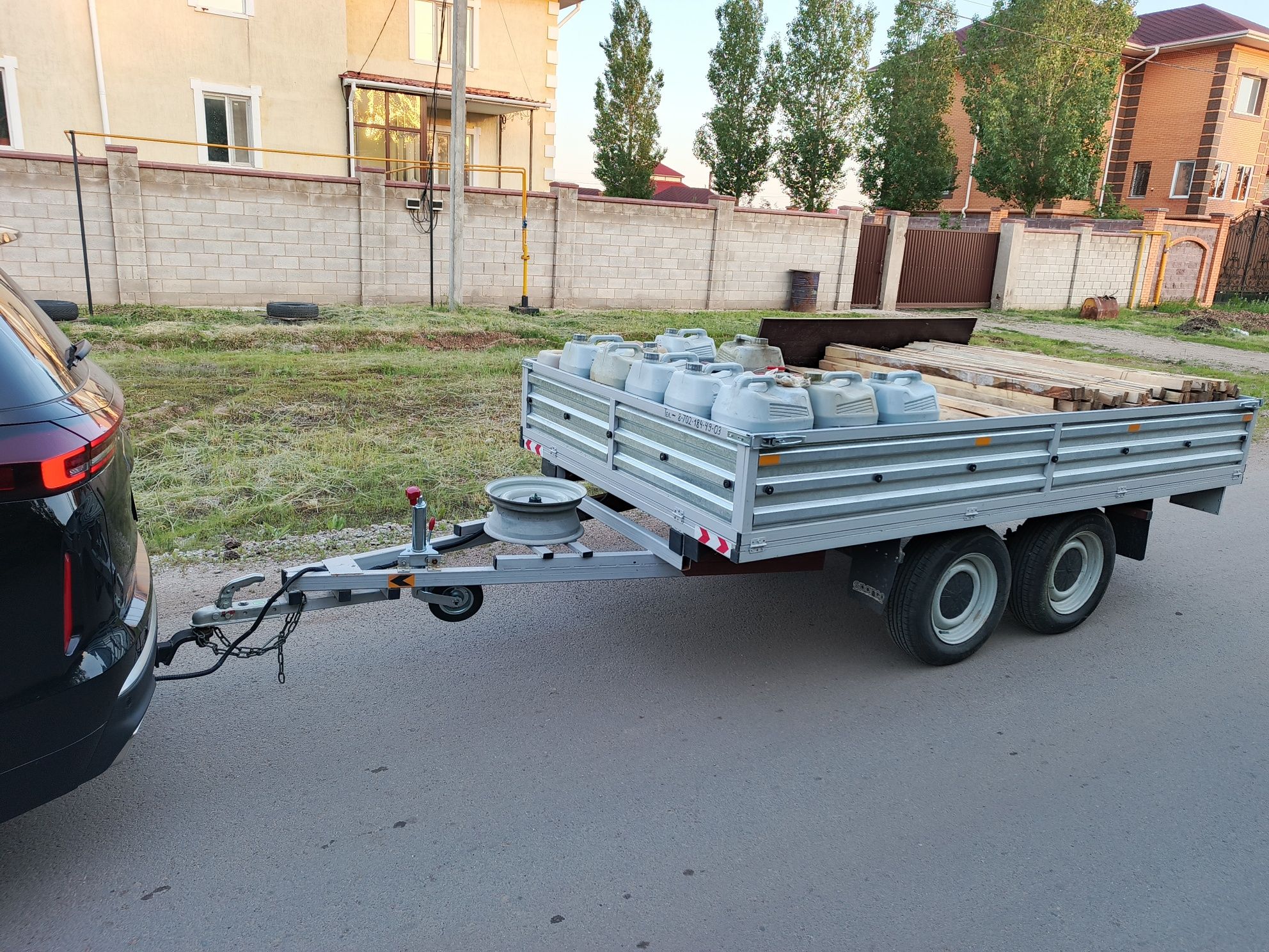 Прицеп двухосный телега