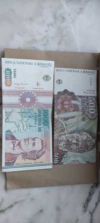 Bancnote 500 si 1000 lei(pachet)