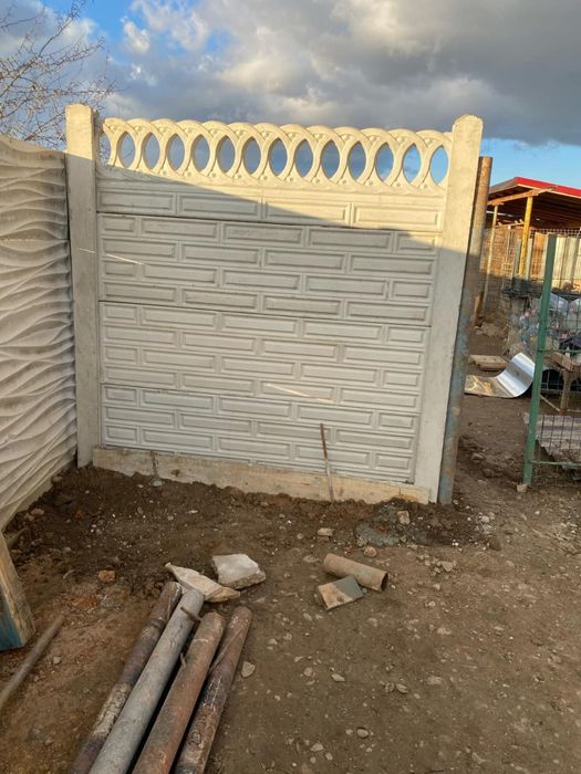 Gard din beton amprentat