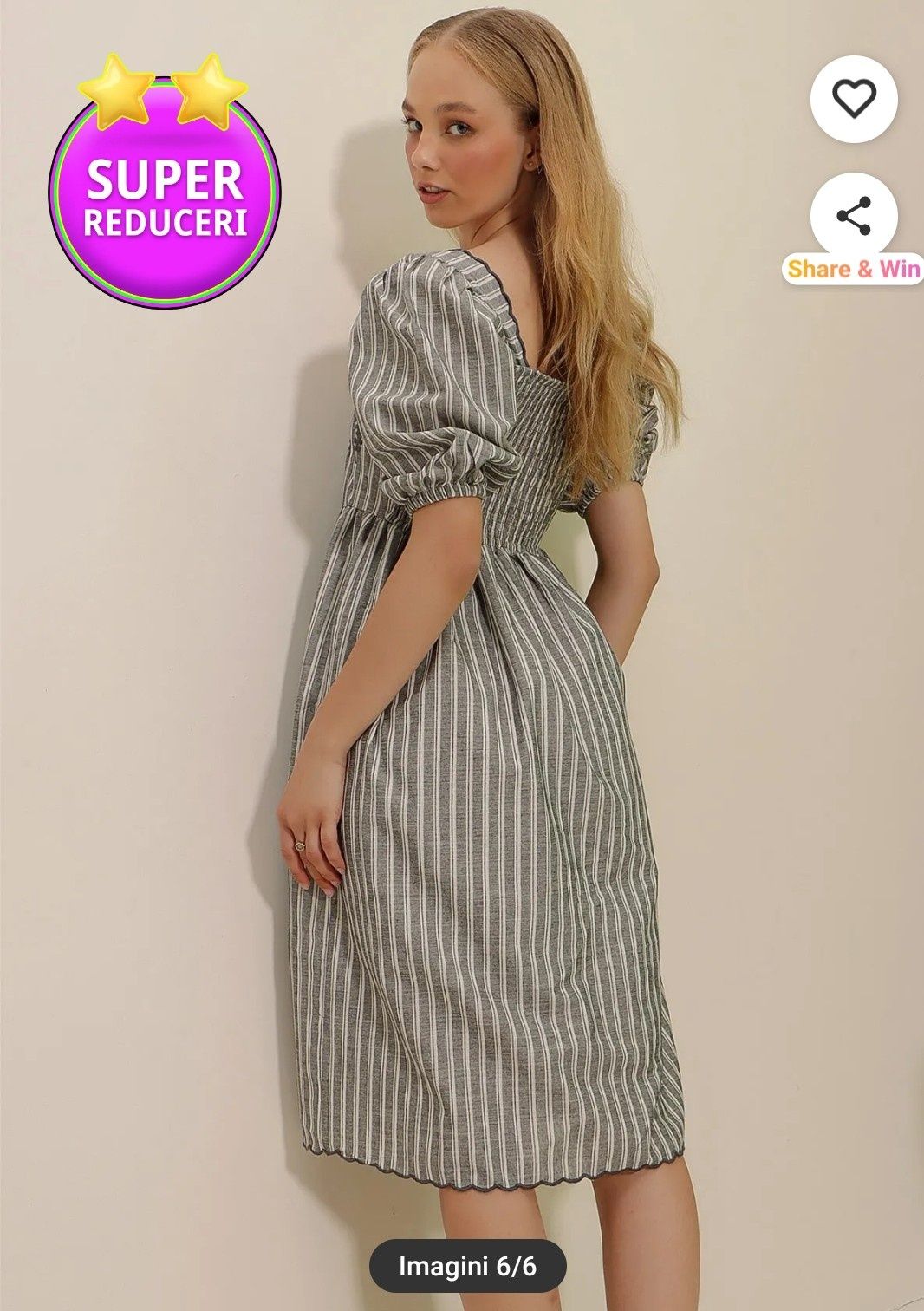 Rochie gri marimea M noua cu etichetata