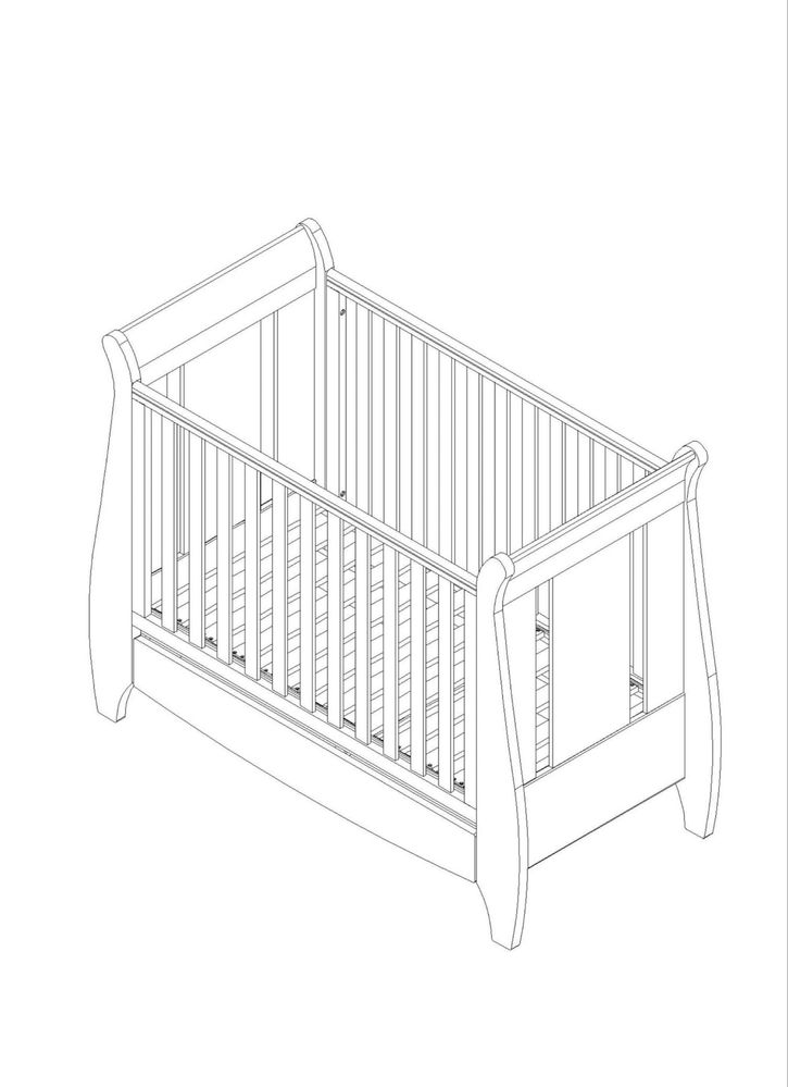 бебешка кошара Lucas Sleigh 3 в 1