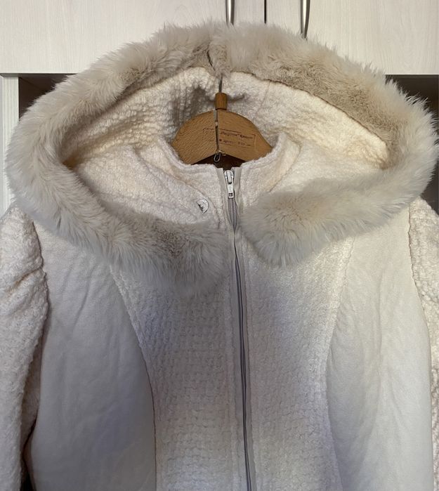 Дамско бяло палто - Riva 95