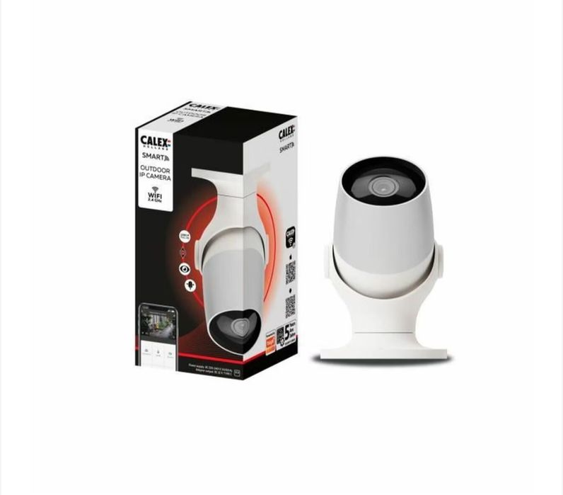 Camera Smart de supraveghere pentru exterior Calex, Alb