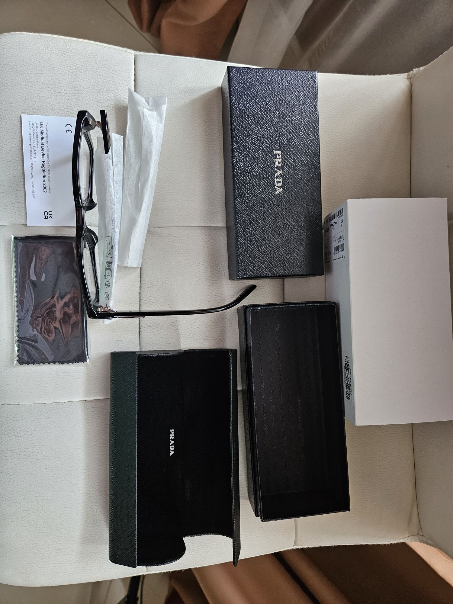 40%Redus Rama vedere barbati Prada PR 08Z Nou, Original