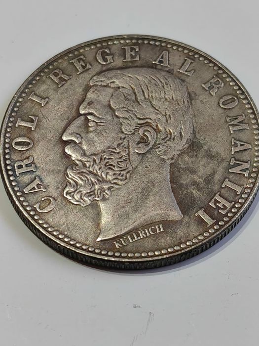 Monede 5 lei 1879, 1881, 1882, 1883, 1884, 1885, 1901 rebateri moderne