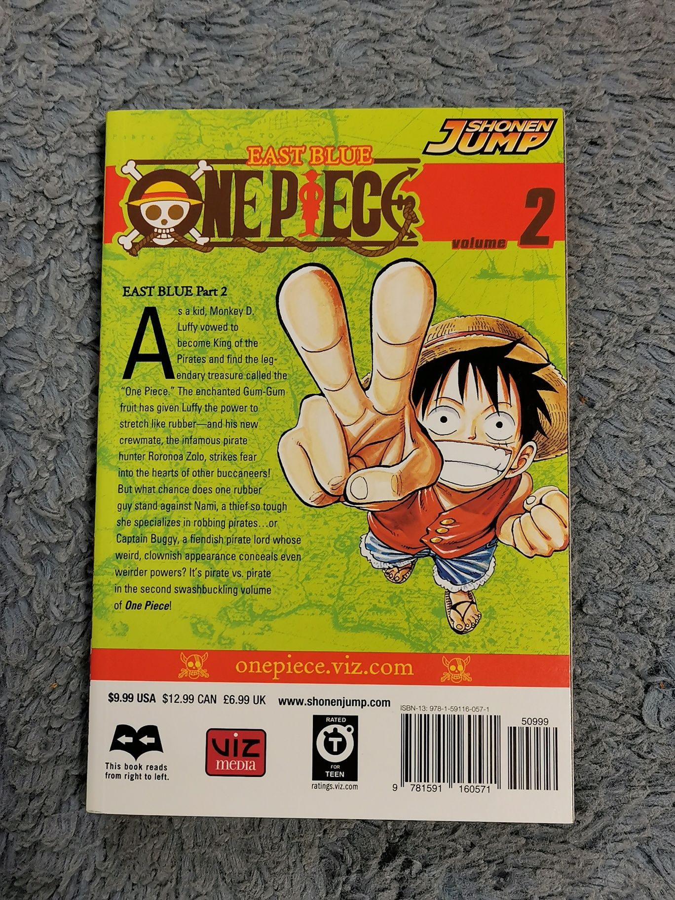 Manga One Piece vol 2