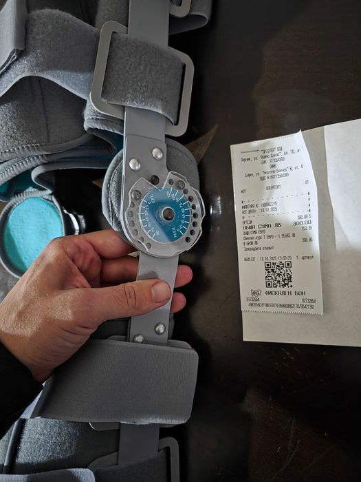 Ортопедична шина за коляно с градуси