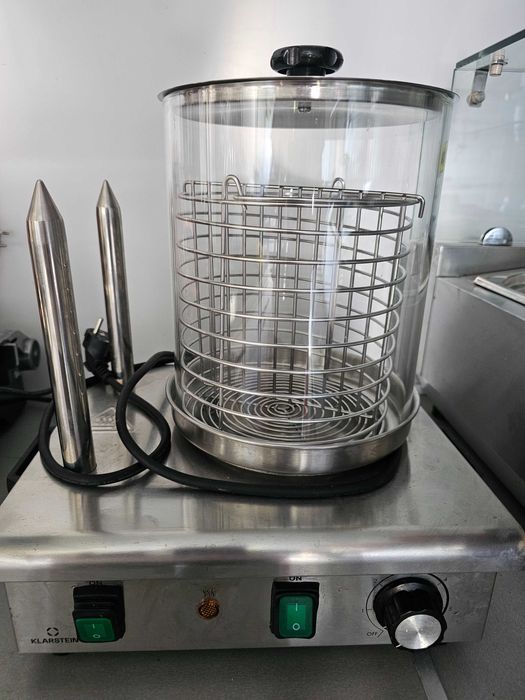 Aparat hotdog, crepiera, vitrina frigorifica și friteuza profesionale