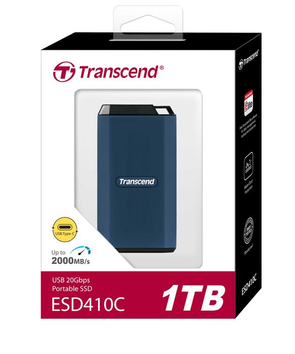 Внешний SSD накопитель Transcend, Portable SSD ESD410C
