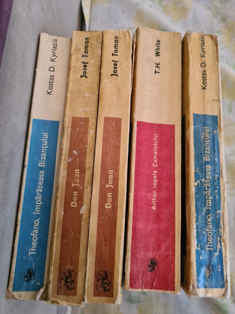 Colecția Romanului istoric, 5 vol, Don Juan, Arthur regele Cameleotulu