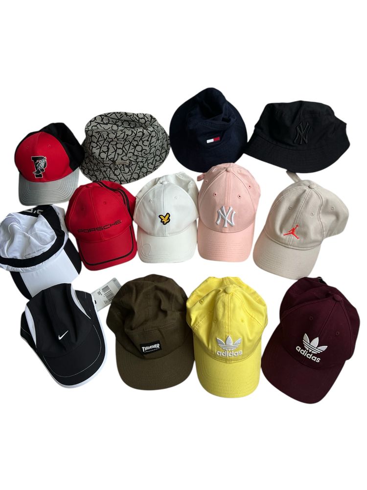 Ralph,Nike,Jordan,CK,Tommy,AdidasPorsche,Yankees 11 бр. Шапки Оригинал