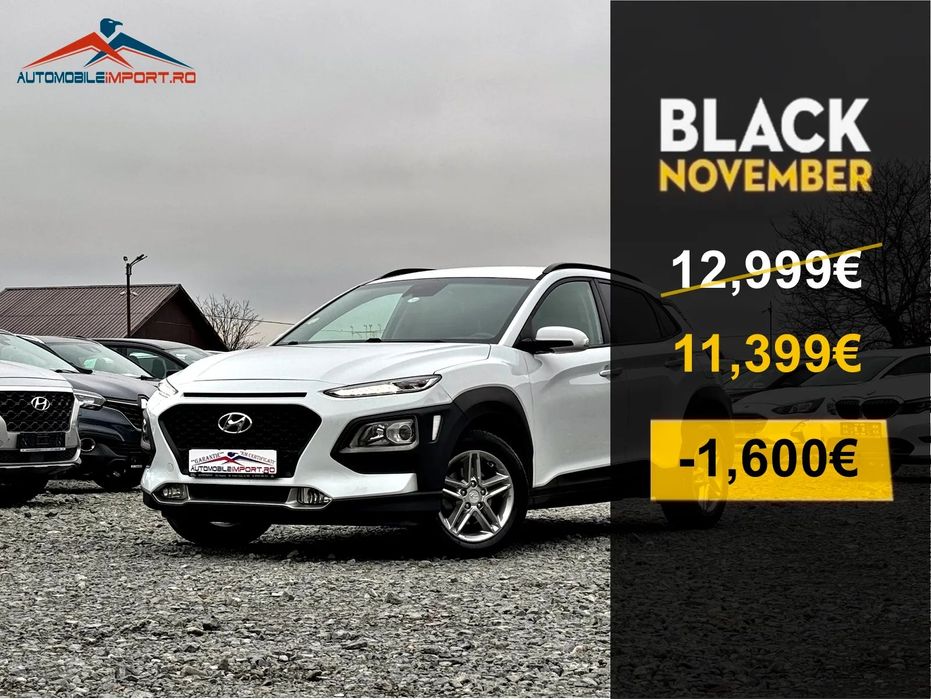 Hyundai KONA Led,Navi,Camera,Blind Spot,Lane,Rear Cross,Garantie 1AN,Posib.Rate