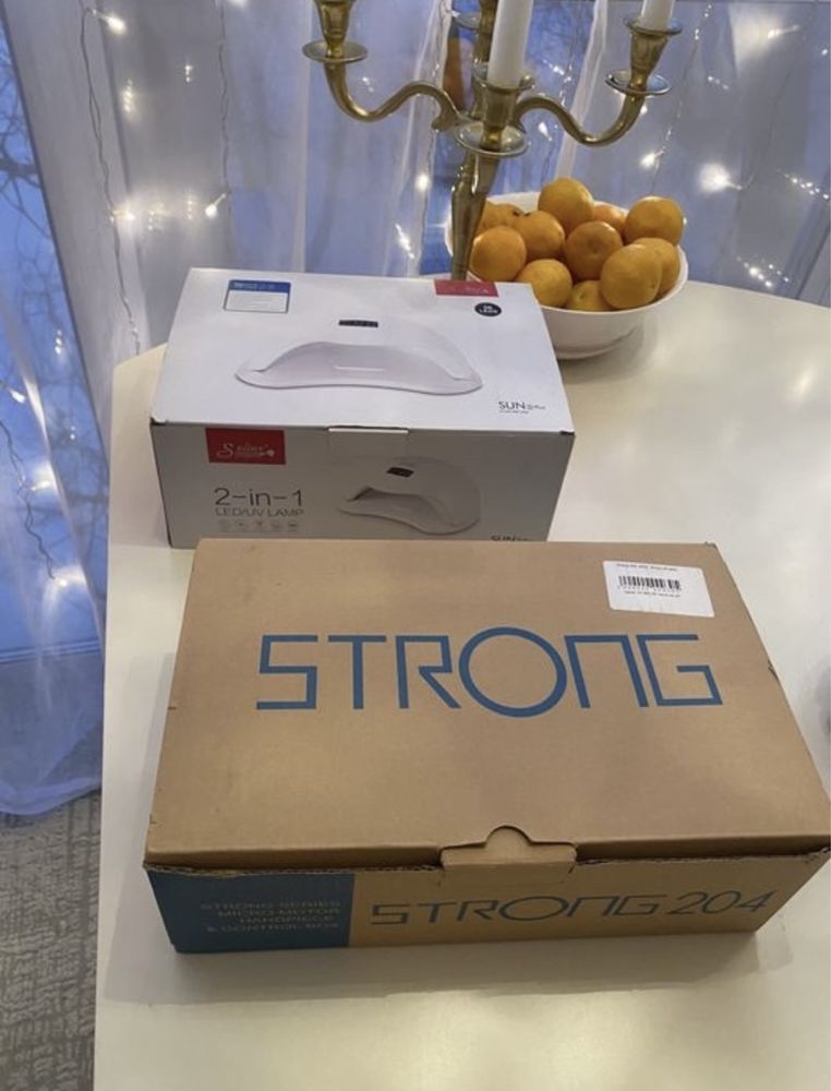 Продам или обменяю фрейзер Strong и лампу для гелевого маникюра