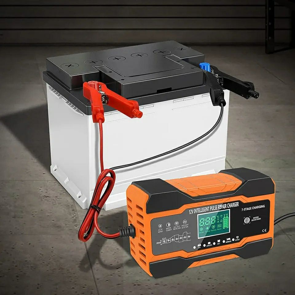 Încărcător/Redresor Baterie Auto-Moto 12V-24V – 12ah Încărcare Rapidă