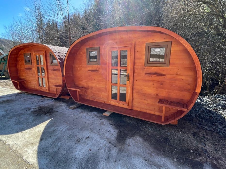 Căsuță ovală tip butoi