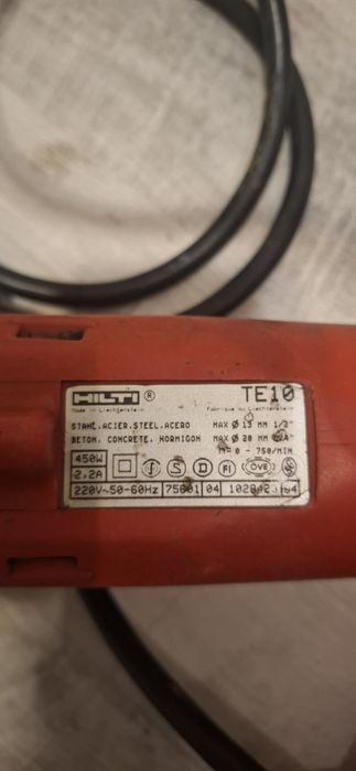 HILTI TE 10 перфоратор