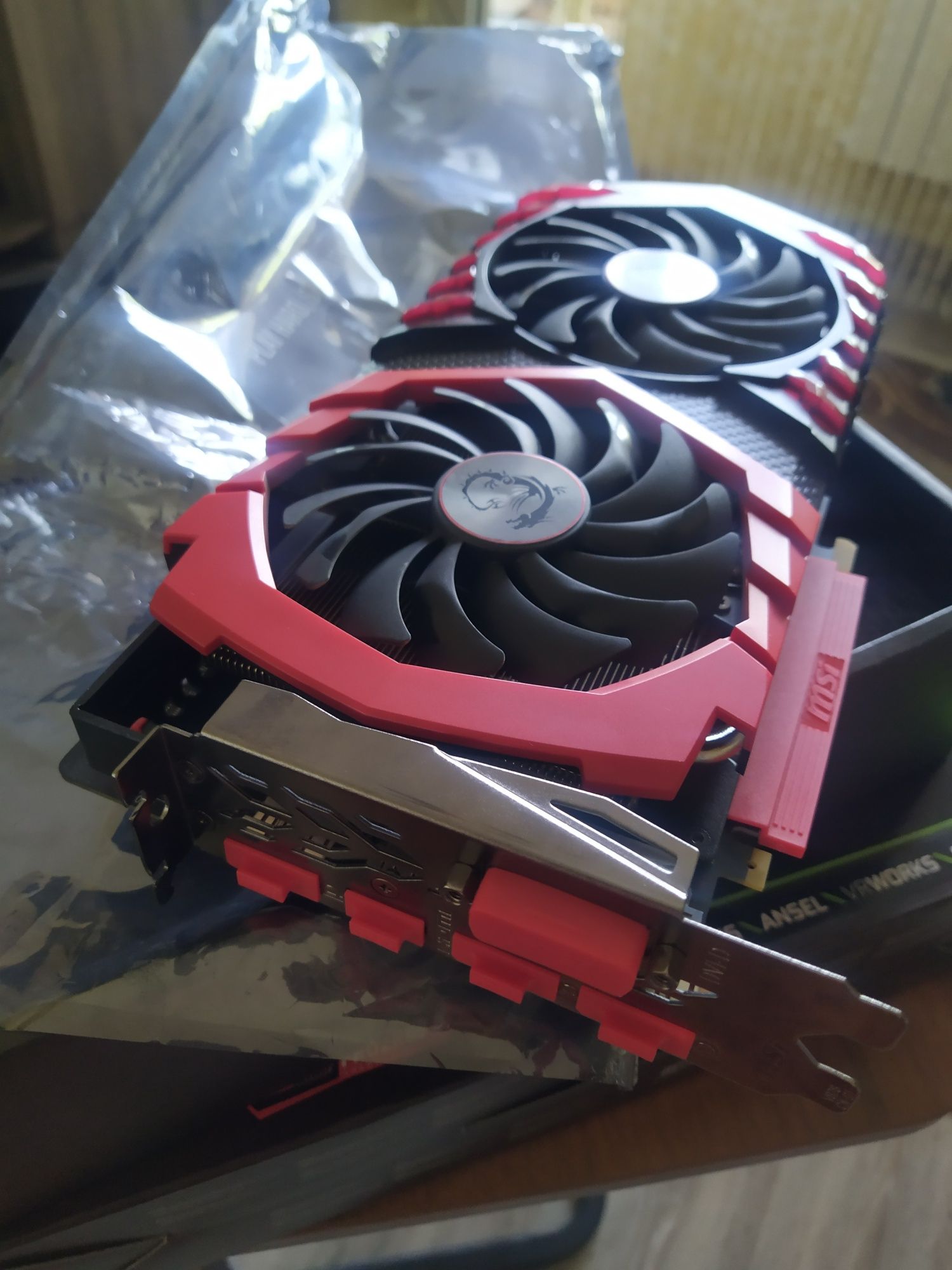 Видеокарта  MSI GeForce GTX 1070 Ti 8gb Gaming