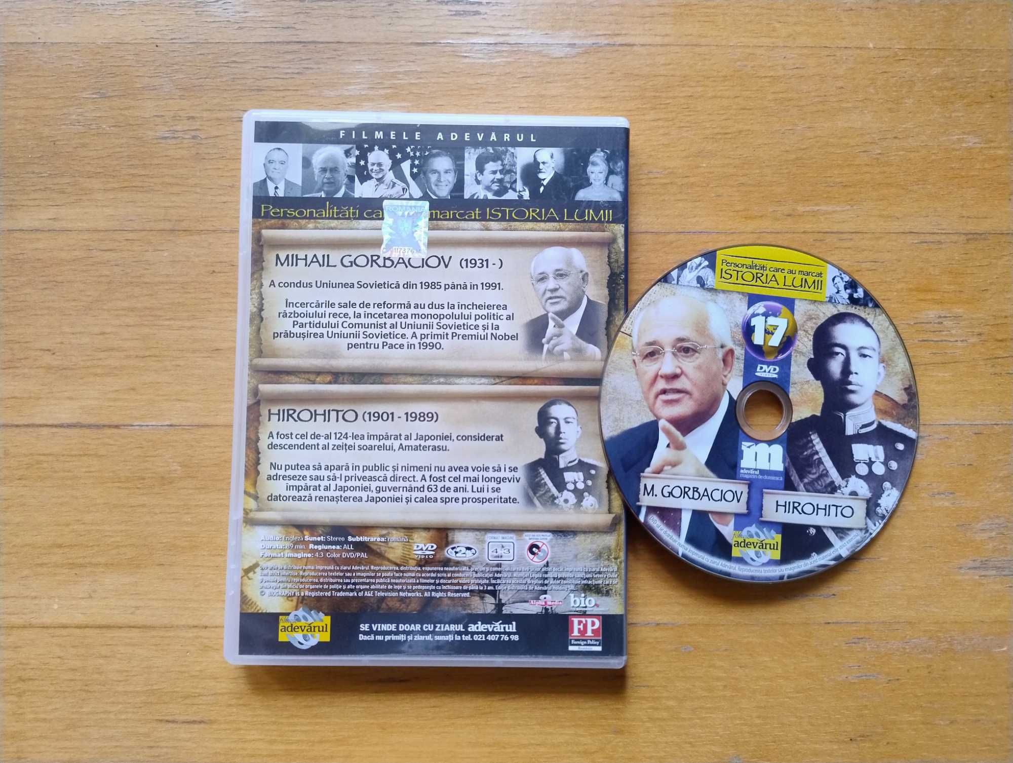 DVD Mihail Gorbaciov & Hirohito - Colectia Personalitati istorice